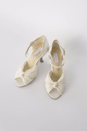 Ivory Chiffon Latin with Crystals