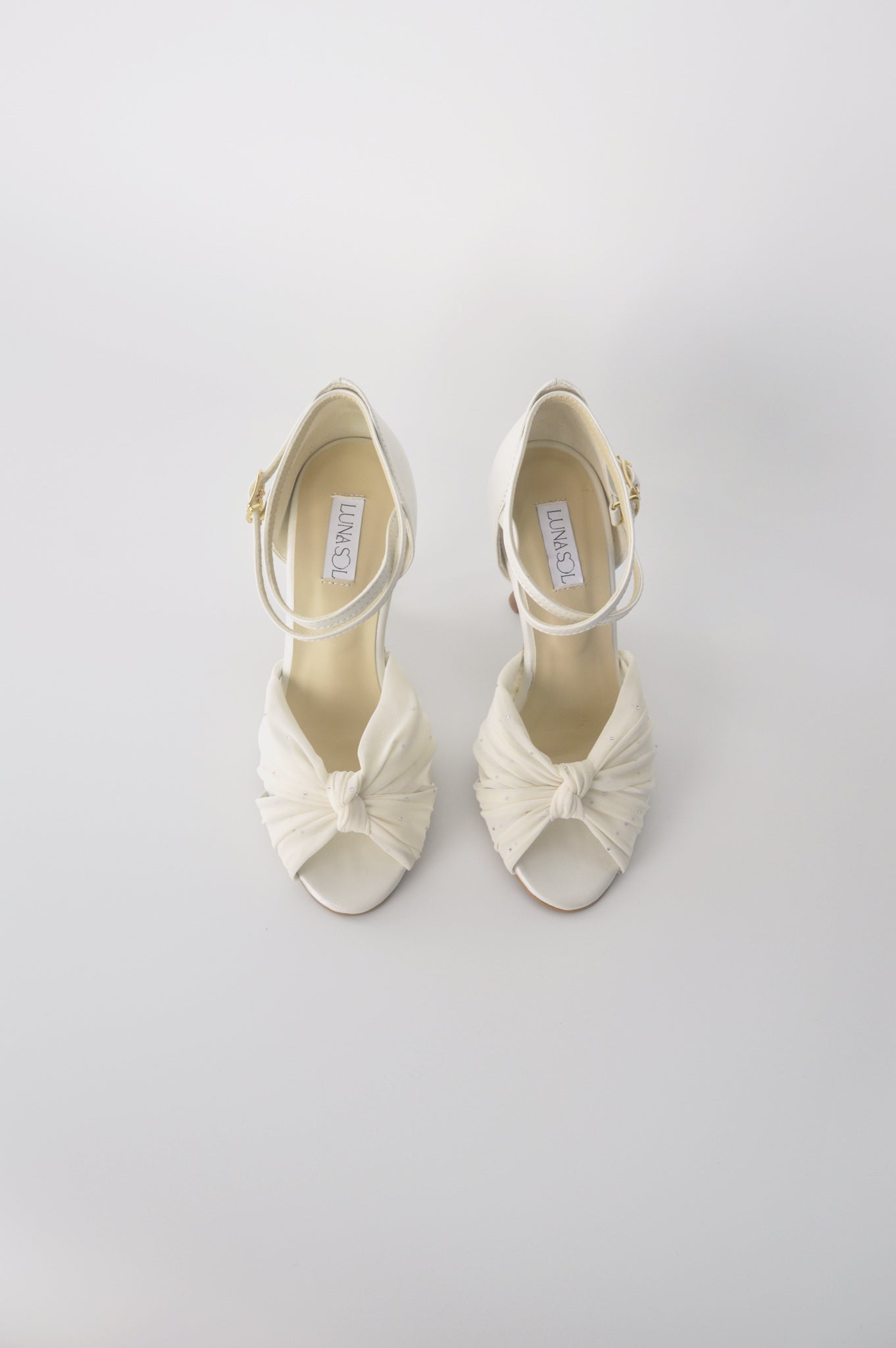 Ivory Chiffon Latin with Crystals