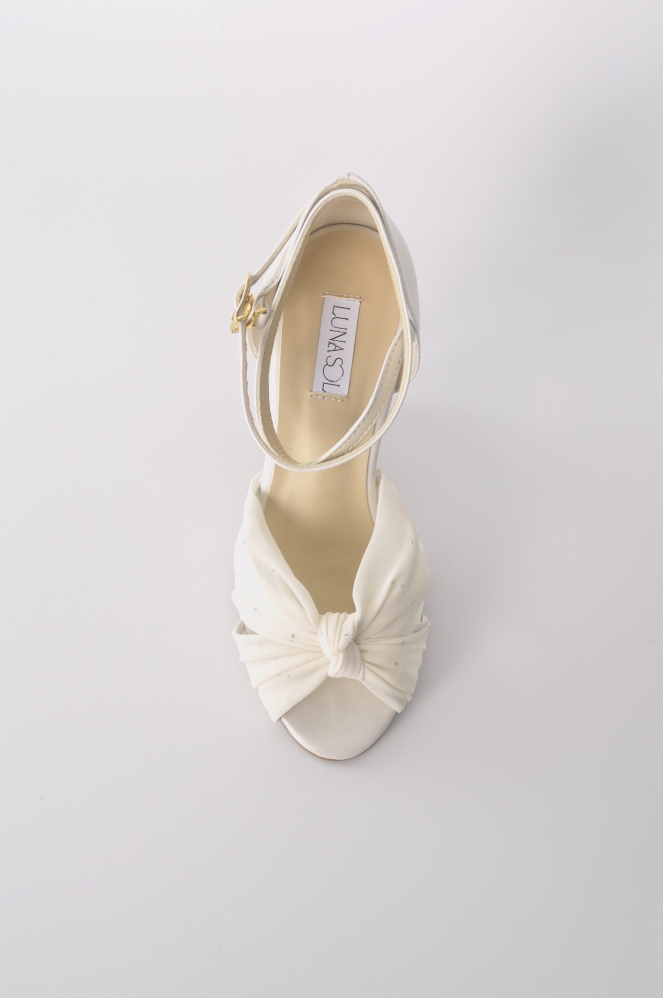 Ivory Chiffon Latin with Crystals