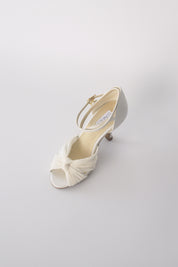 Ivory Chiffon Latin with Crystals
