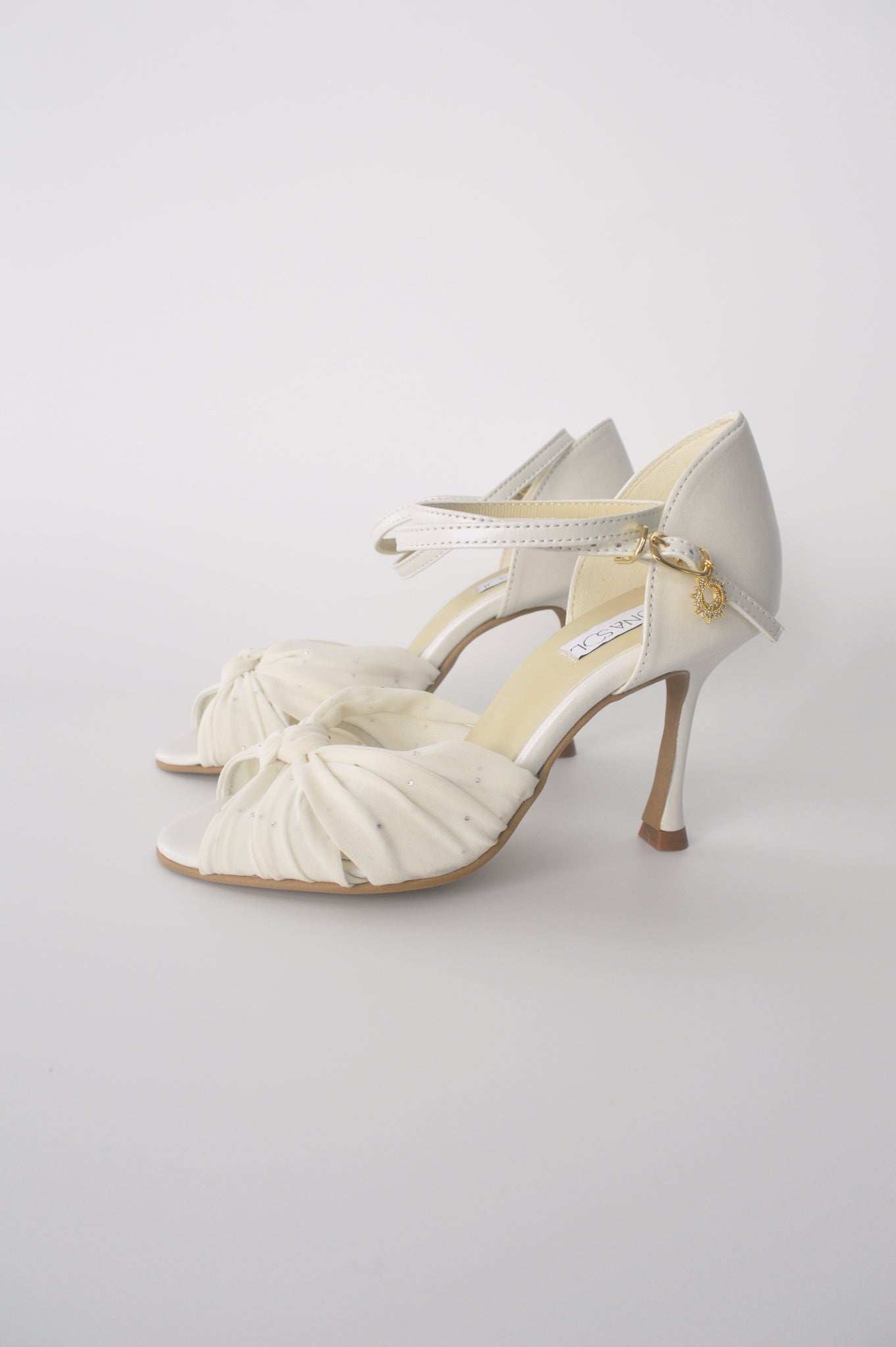 Ivory Chiffon Latin with Crystals