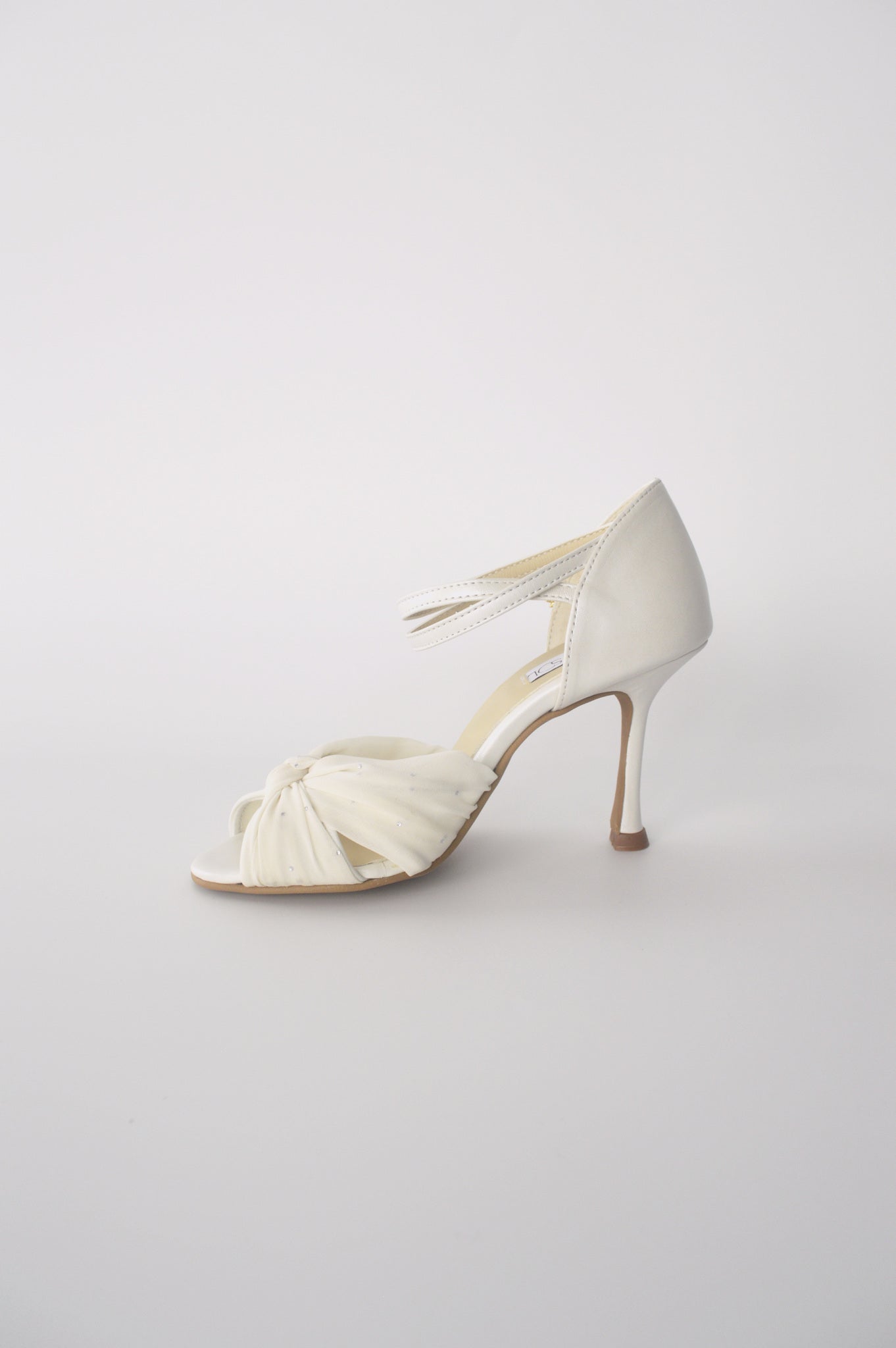Ivory Chiffon Latin with Crystals
