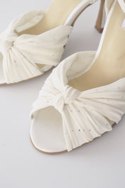 Ivory Chiffon Latin with Crystals