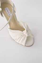 Ivory Chiffon Latin with Crystals