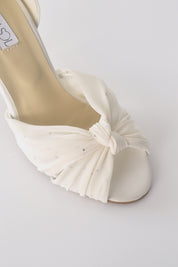 Ivory Chiffon Latin with Crystals
