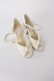 Ivory Chiffon Latin with Crystals