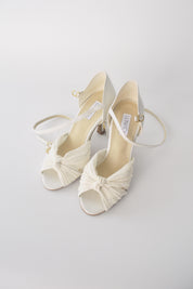Ivory Chiffon Latin with Crystals