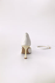 White Ballroom with Gold Heel