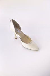 White Ballroom with Gold Heel