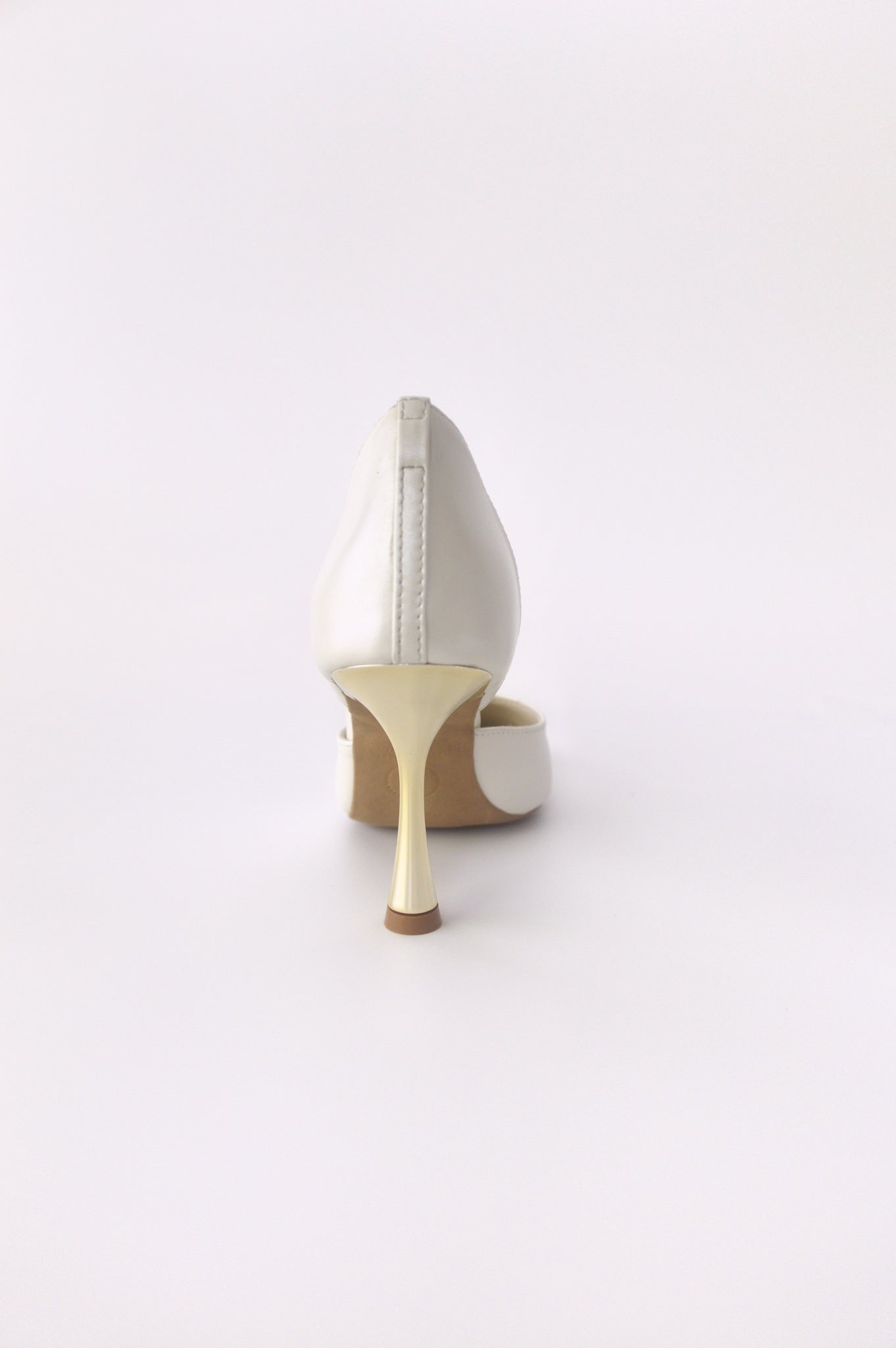 White Ballroom with Gold Heel