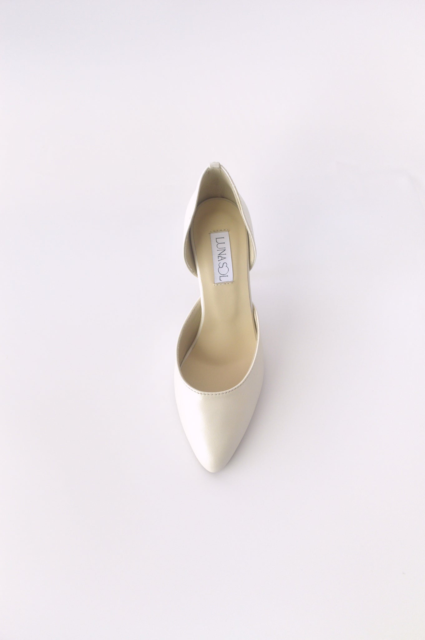 White Ballroom with Gold Heel