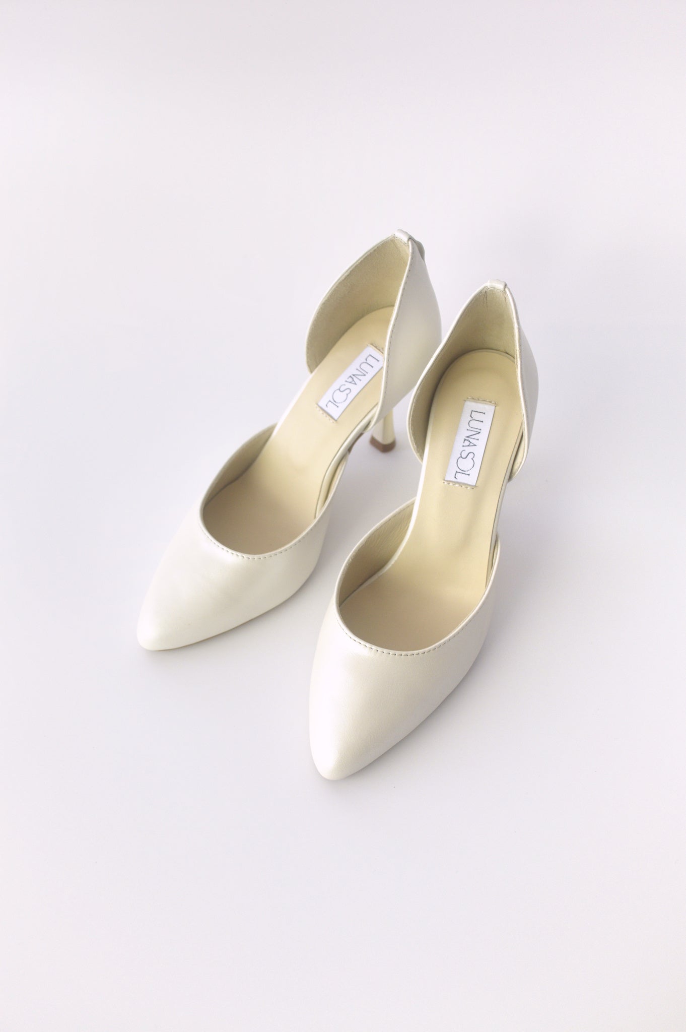 White Ballroom with Gold Heel
