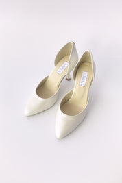 White Ballroom with Gold Heel