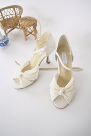 Ivory Chiffon Latin with Crystals
