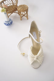 Ivory Chiffon Latin with Crystals